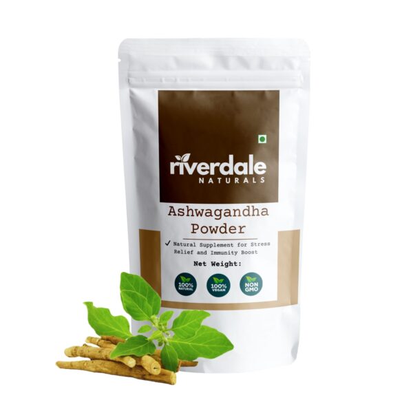 Riverdale Naturals Ashwagandha Powder – 100% Pure Withania Somnifera Root