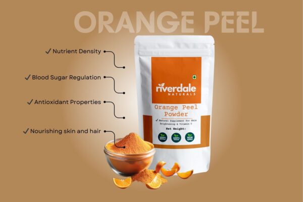 Riverdale Naturals Orange Peel Powder 100g – Refreshing Skin & Hair Revitalizer - Image 2