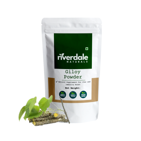 Riverdale Naturals Giloy Powder 100g – Pure & Natural Immunity & Detox Support