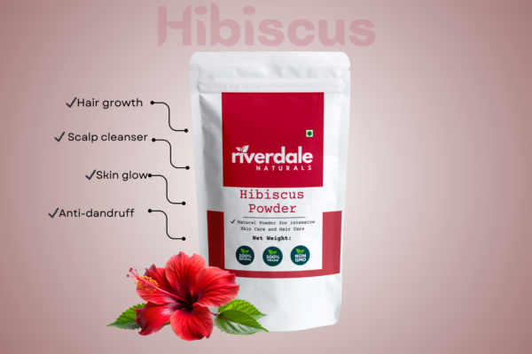 Riverdale Naturals Hibiscus Powder 100g – Pure & Natural Hair & Skin Nourisher - Image 2