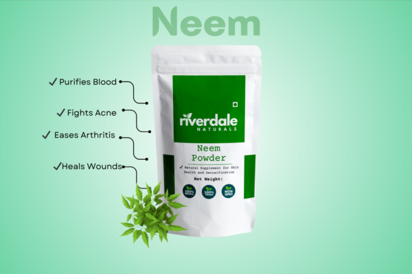 Riverdale Naturals Neem Powder 100g – Pure & Natural Skin, Hair & Immunity Support - Image 2