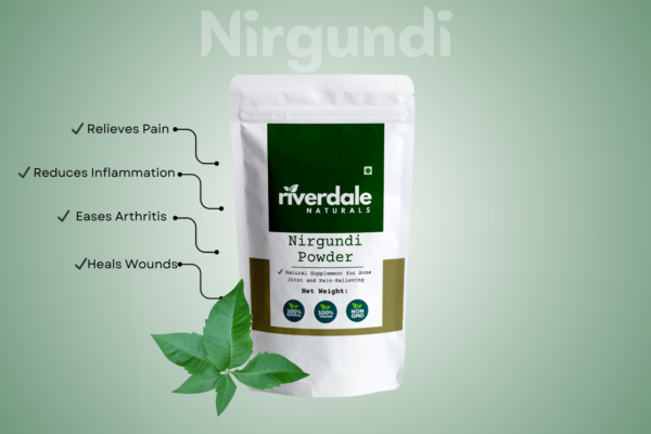 Riverdale Naturals Nirgundi Powder – 100% Pure Vitex negundo - Image 2